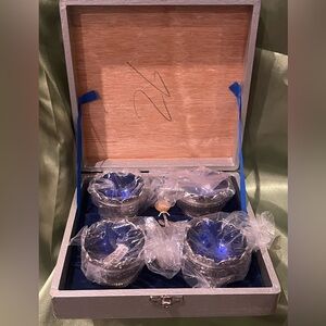 Silver Plated Salt Cellars